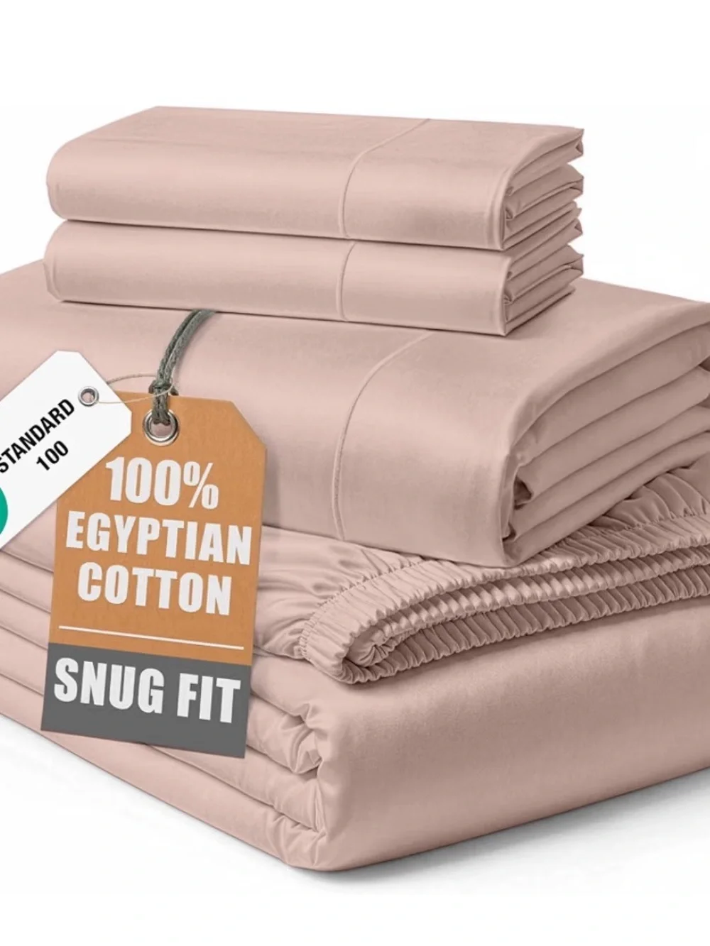 Dusty Rose Full Bed Sheet Set